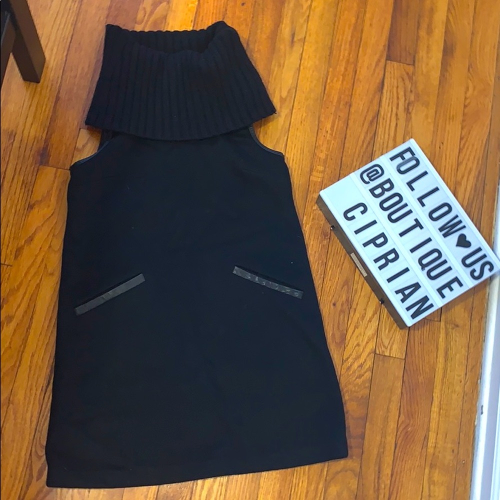 Theory Woman’s Wool Turtleneck Minidress